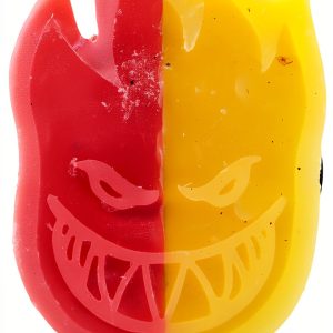 Spitfire Red Skateboard Wax Swirly Logo Grip-0