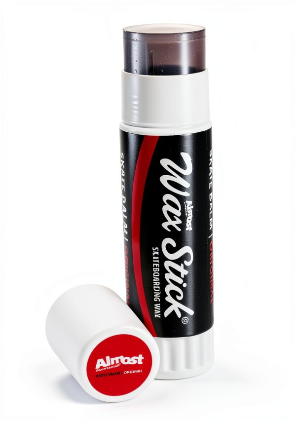 Almost Wax Stick Red Black Skateboard Wax-0