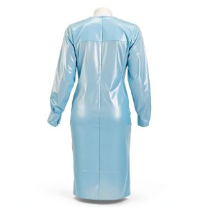 Disposable Isolation Gown Nuke Armor Level 4 Blue 40 GSM CPE Apron-0