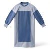 Medline Sirus Poly-Reinforced Surgical Gowns with Raglan Sleeves, Sterile, Size Large, AAMI Level 4, Case of 32 Each-1