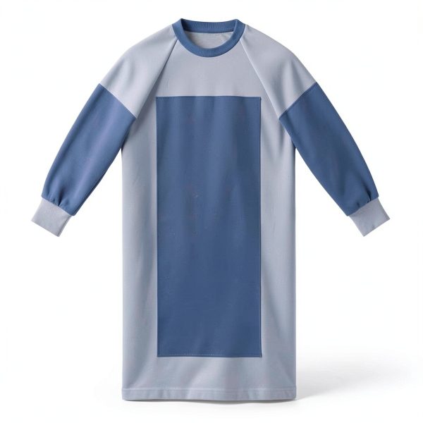 Medline Sirus Poly-Reinforced Surgical Gowns with Raglan Sleeves, Sterile, Size Large, AAMI Level 4, Case of 32 Each-1