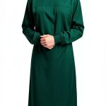 Maya Star Men Long Sleeves Isolation Gown Surgical Uniform Surgeon Costume Smock-frock Lab Coats XXL Size(Green)-0