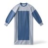 Medline Sirus Poly-Reinforced Surgical Gowns with Raglan Sleeves, Sterile, Size Large, AAMI Level 4, Case of 32 Each-0