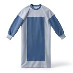Medline Sirus Poly-Reinforced Surgical Gowns with Raglan Sleeves, Sterile, Size Large, AAMI Level 4, Case of 32 Each-0