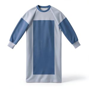 Medline Sirus Poly-Reinforced Surgical Gowns with Raglan Sleeves, Sterile, Size Large, AAMI Level 4, Case of 32 Each-0