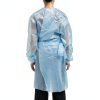 McKesson Chemotherapy Procedure Gown FullBack AAMI Level 2 Blue Medium-6